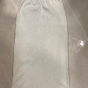 Woman’s jay basics long ribbed light blue skirt  large